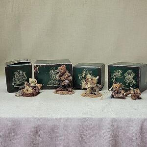 4 Boyd's Bears and Friends Nativity Series # 3 collectibles